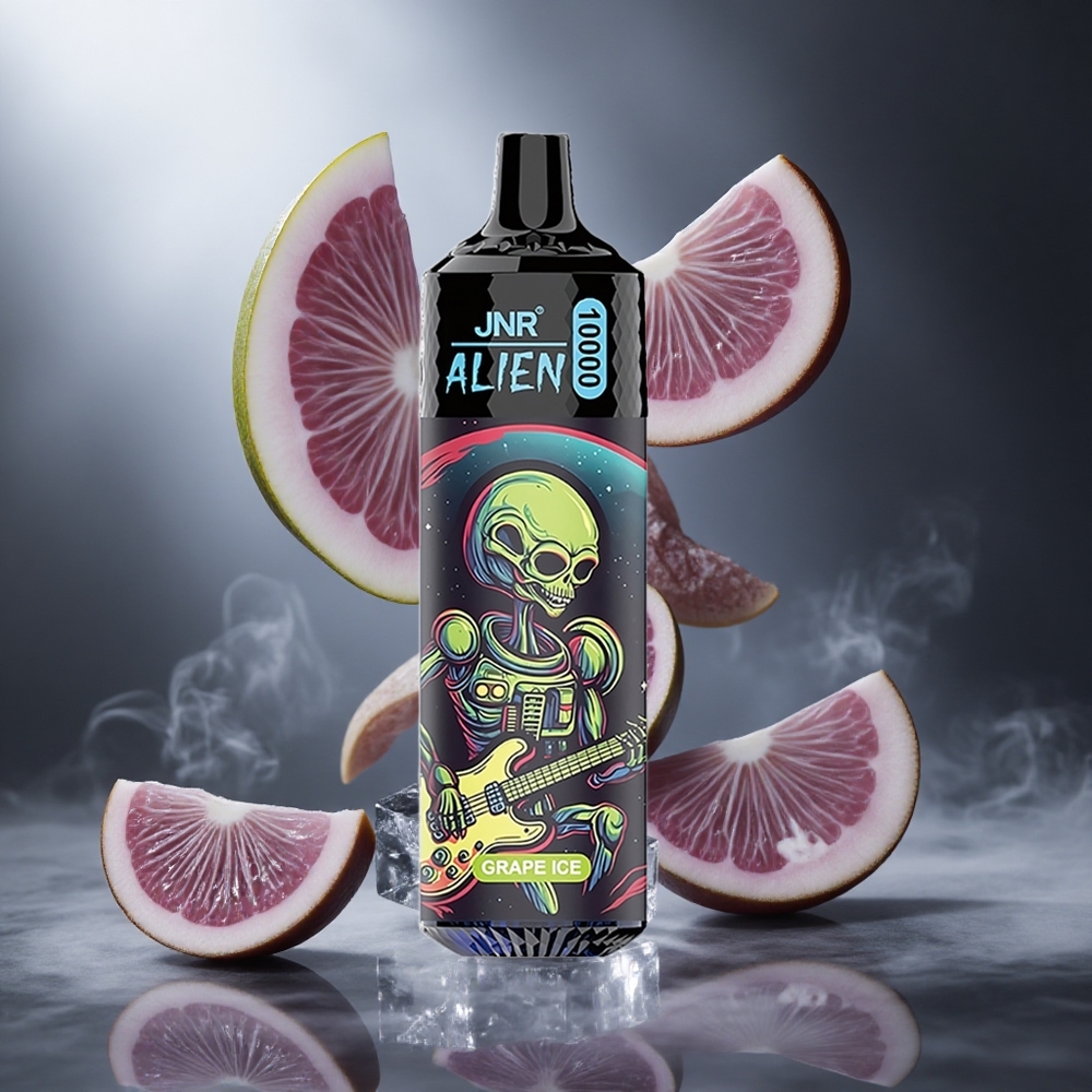 Winogrono Lód JNR Alien 10000 Puffs Poland wholesale 850mAh RGB