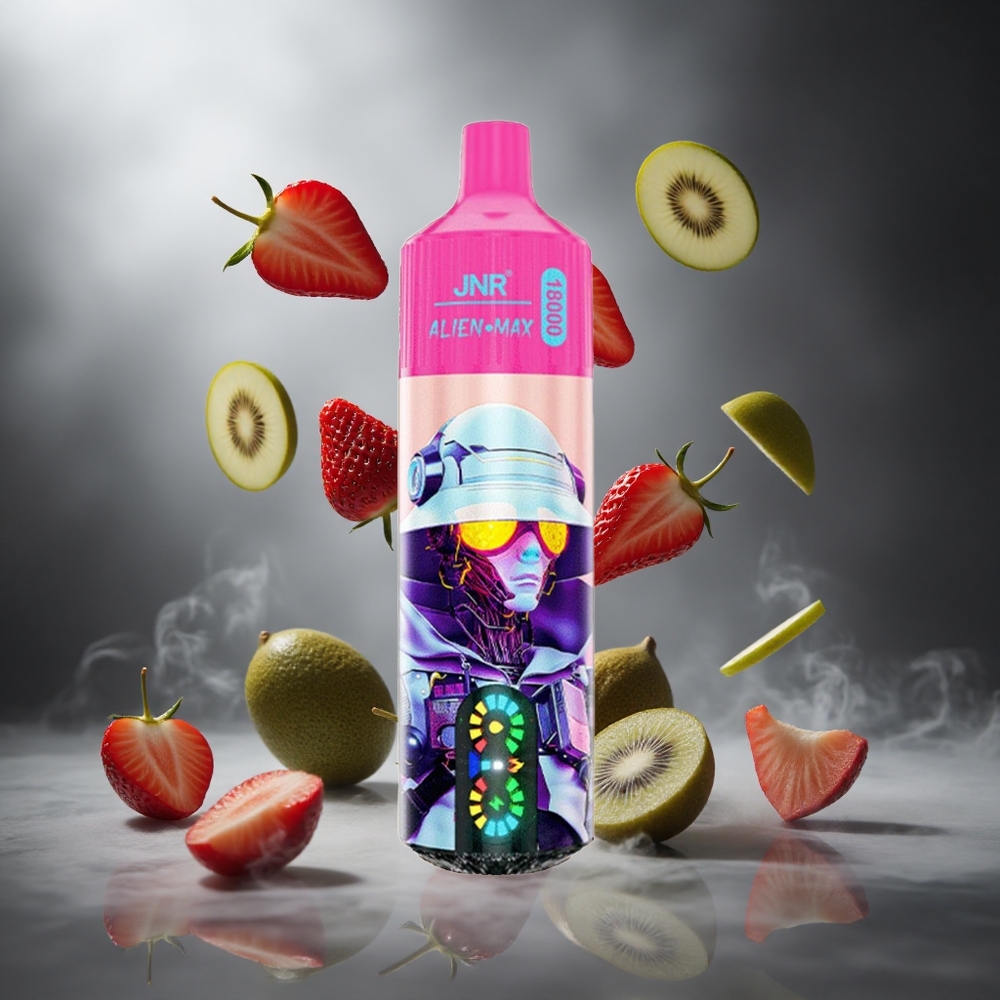 Truskawka Kiwi JNR Alien Max 18000 Puffs Poland wholesale Podwójna siatka cewka & Podwójny rdzeń