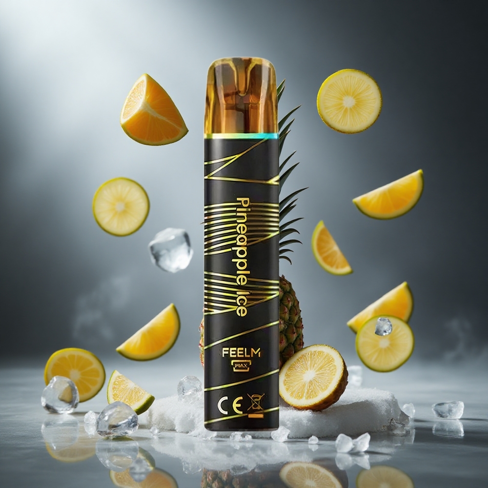 Ananas Lód JNR Black&Golden 600+200 Puffs Poland wholesale TPD 2% Nikotyna