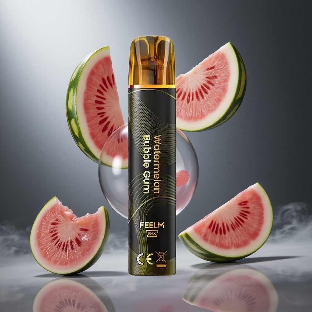 Arbuzowa Guma Balonowa JNR Black&Golden 600+200 Puffs Poland wholesale 2ml Pojemność Płynu