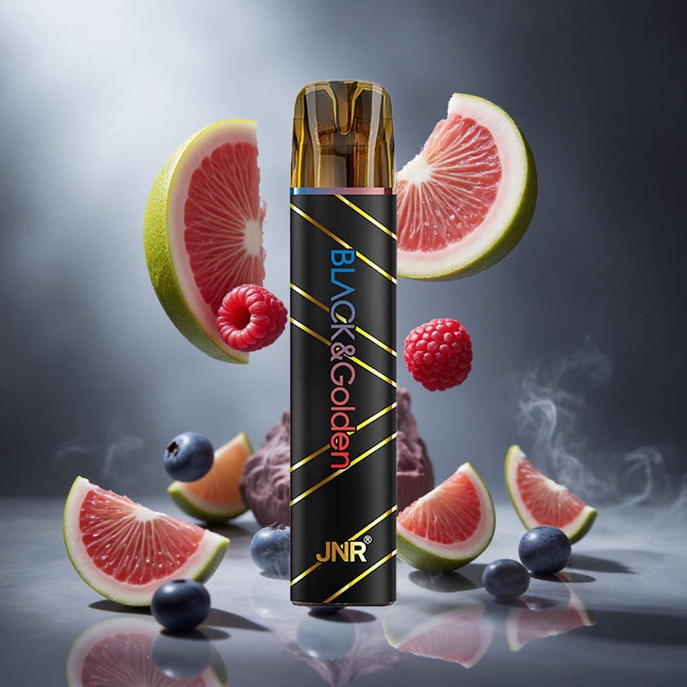 Borówka Kwaśna Malina JNR Black&Golden 600+200 Puffs Poland wholesale 550mAh 2ml TPD