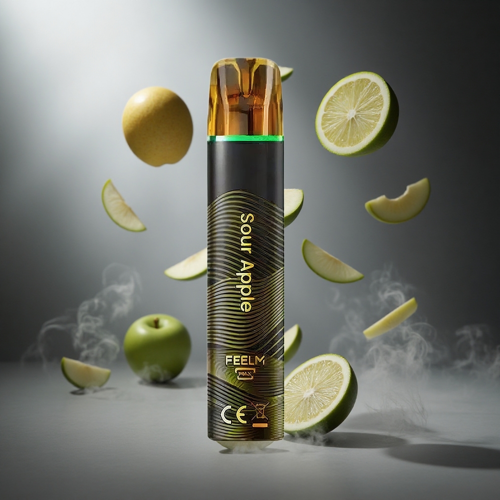 Kwaśne Jabłko JNR Black&Golden 600+200 Puffs Poland wholesale 550mAh 2ml TPD