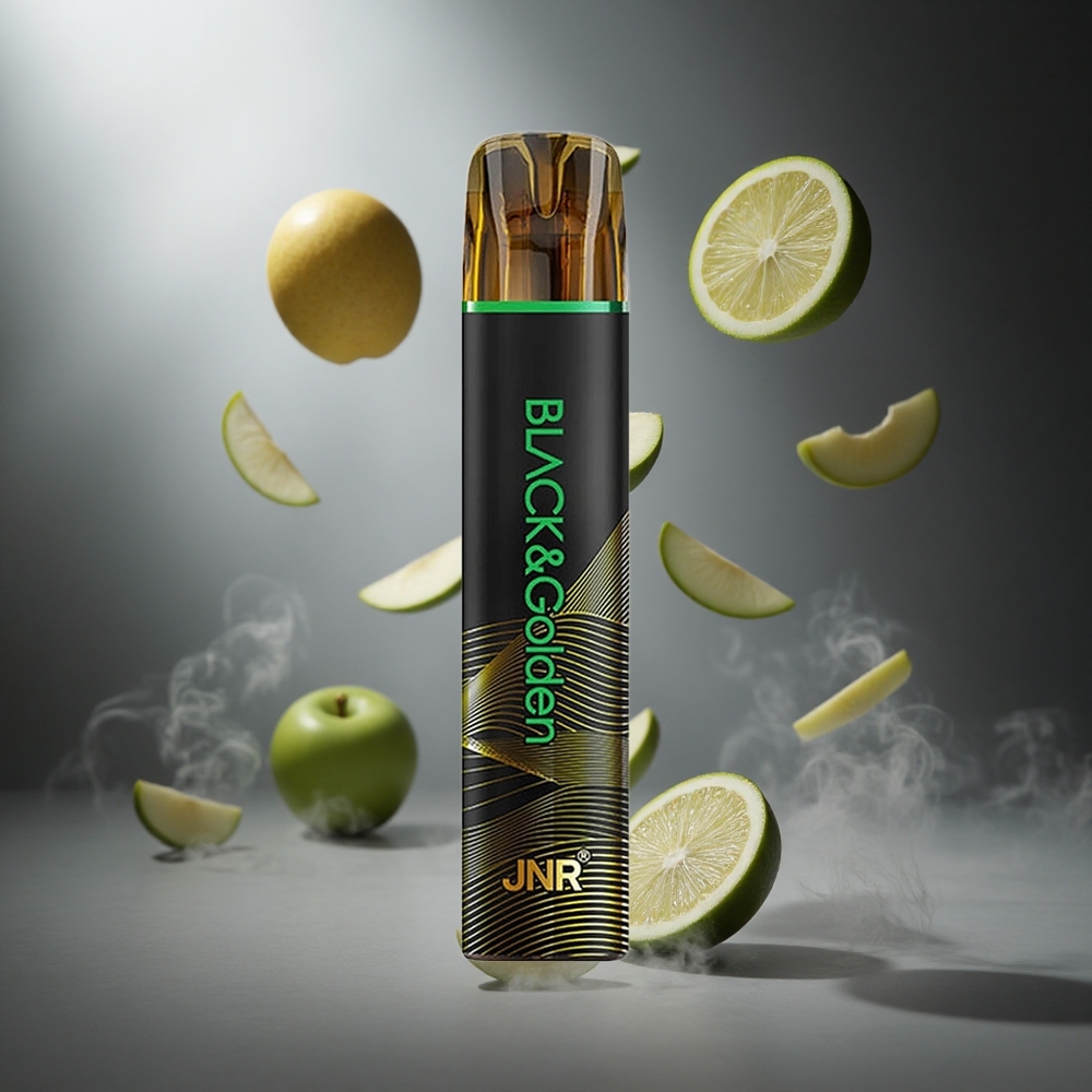 Kwaśne Jabłko JNR Black&Golden 600+200 Puffs Poland wholesale 550mAh 2ml TPD