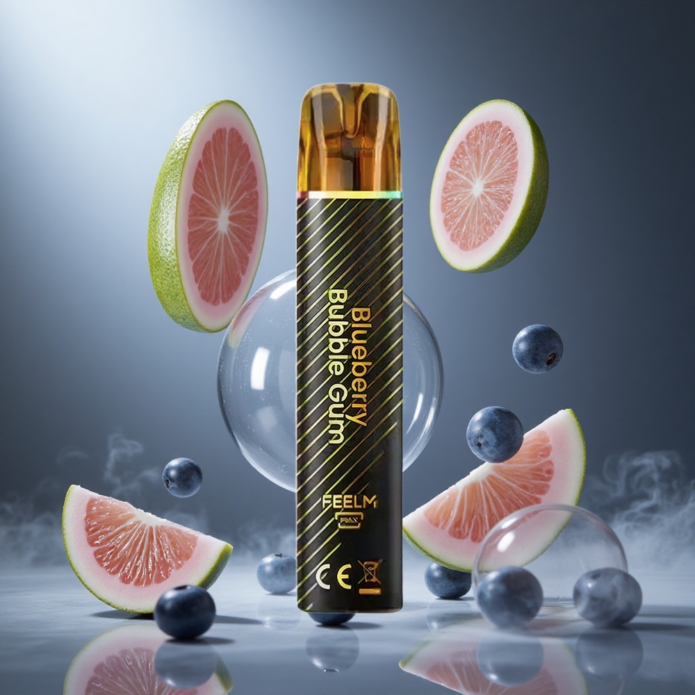 Malinowa Guma Balonowa JNR Black&Golden 600+200 Puffs Poland wholesale 2ml Pojemność Płynu