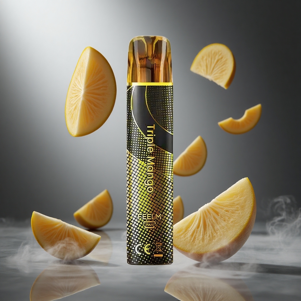 Potrójne Mango JNR Black&Golden 600+200 Puffs Poland wholesale 550mAh Bez Ładowania