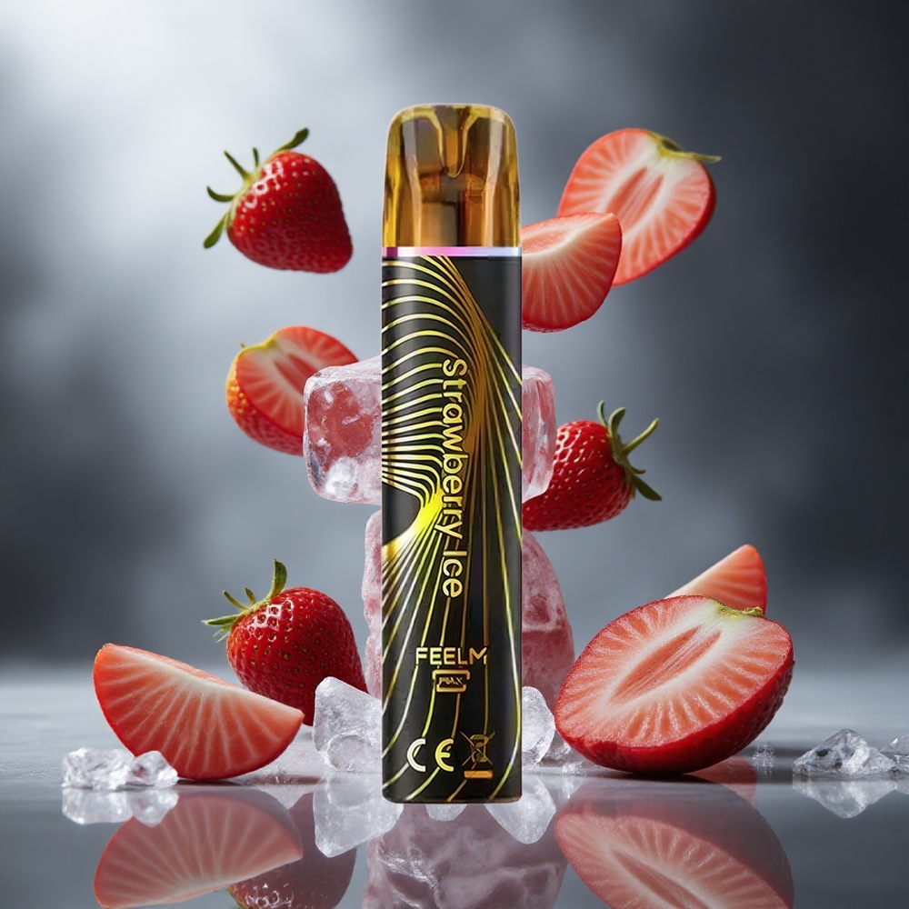 Truskawkowy Lód JNR Black&Golden 600+200 Puffs Poland wholesale 550mAh 2ml TPD