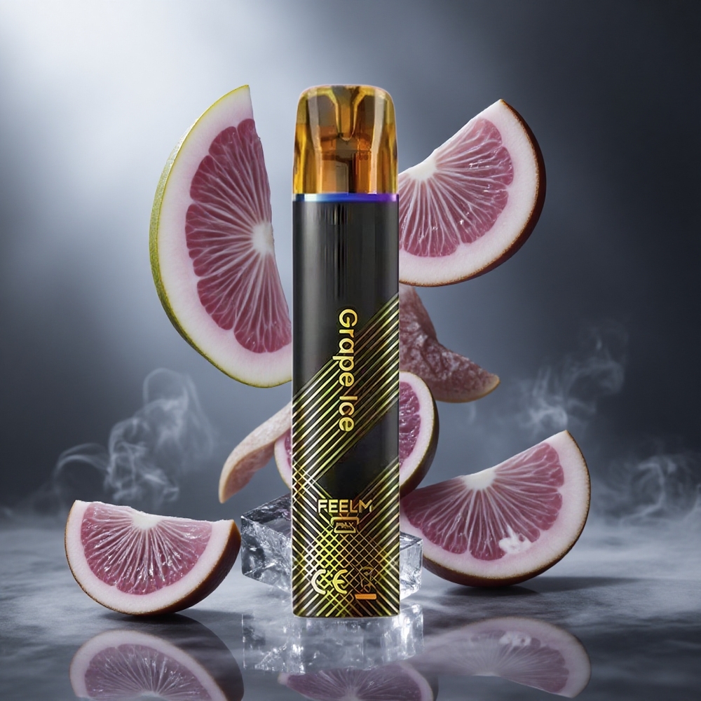 Winogrono Lód JNR Black&Golden 600+200 Puffs Poland wholesale 550mAh 2ml TPD