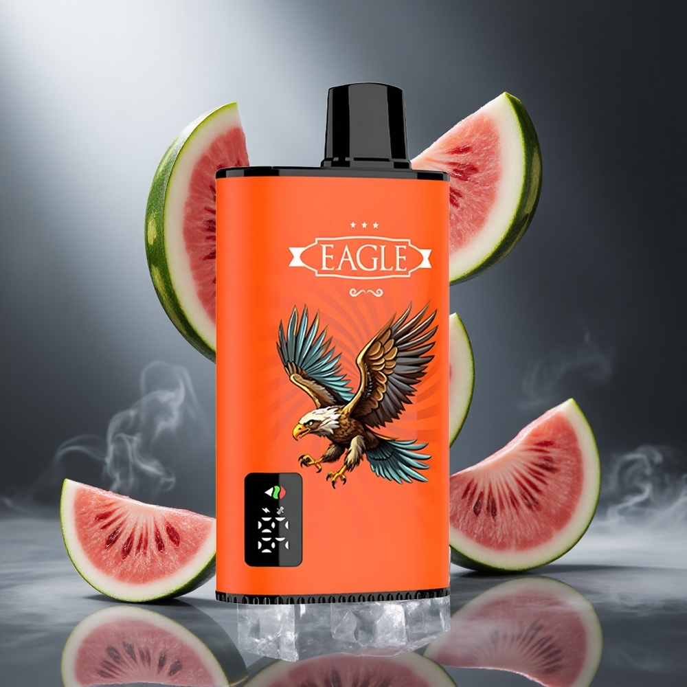 Arbuzowy Lód JNR EAGLE Smart 23000 Puffs Poland wholesale z Ekranem Cyfrowym i 25ml Pojemnością