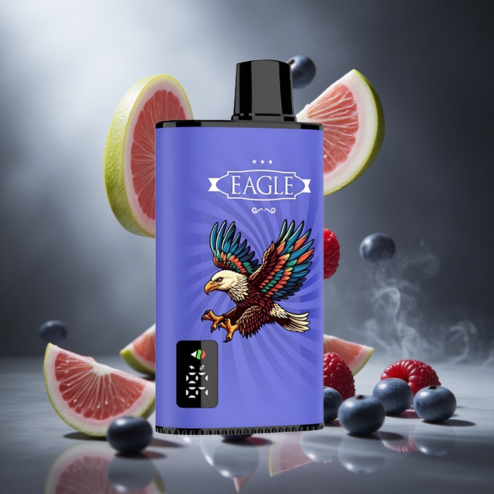 Borówka Malina Wiśnia JNR EAGLE Smart 23000 Puffs Poland wholesale Ekran cyfrowy Typ-C