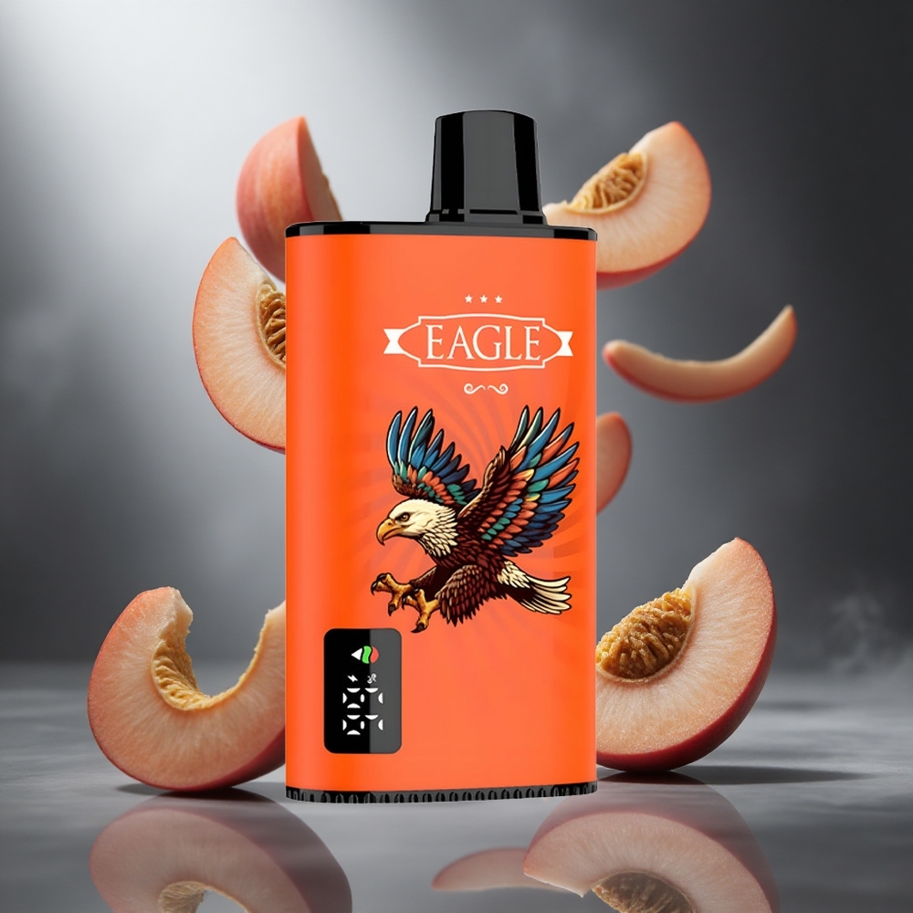 Soczyste Brzoskwinie JNR EAGLE Smart 23000 Puffs Poland wholesale Ekran Cyfrowy 25ml Pojemność