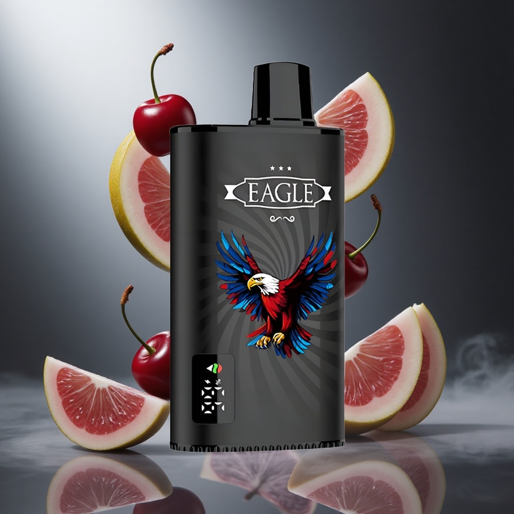 Wiśnia Cola JNR EAGLE Smart 23000 Puffs Poland wholesale Ekran cyfrowy Dostosowywany przepływ powietrza