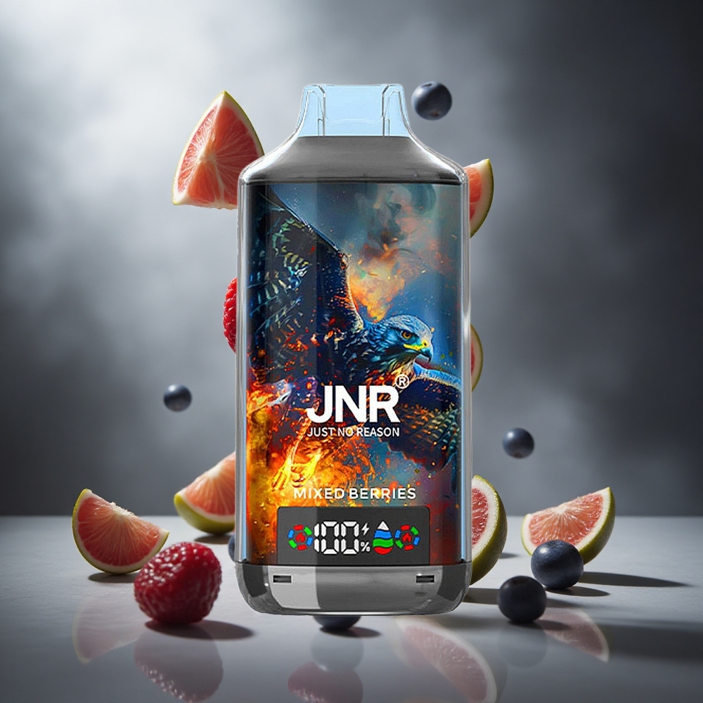 Mieszane Jagody JNR Falcon X 18000 Puffs Poland wholesale Dual Mesh Coil & Dual Core