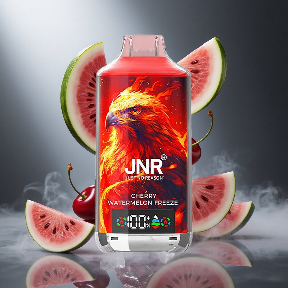 Wiśnia Arbuz Mrożony JNR Falcon X 18000 Puffs Poland wholesale Dual Mesh Coil & Dual Core