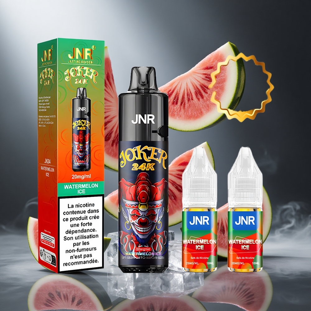 Arbuz Lod JNR Joker 24K 24000 Puffs Poland wholesale 2+10ml Ponowne napełnianie