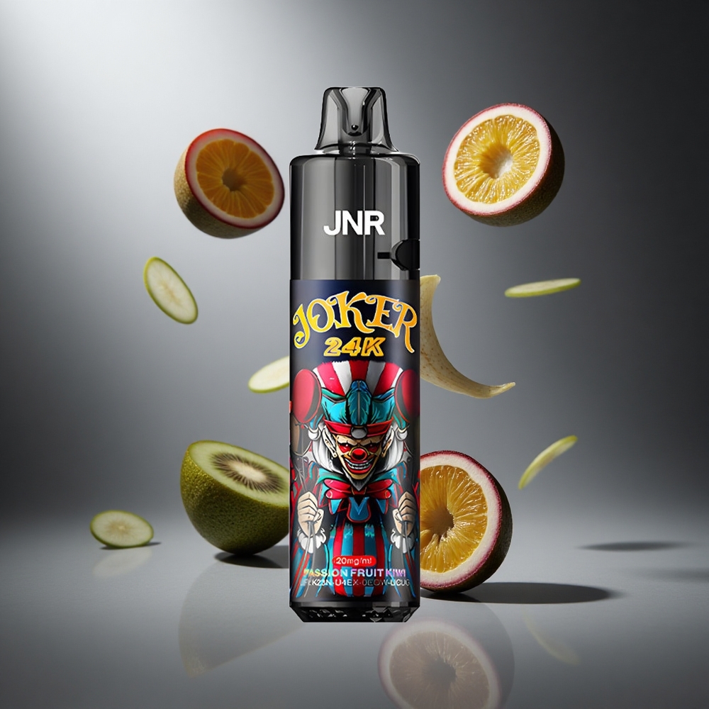 Passion Fruit Kiwi JNR Joker 24K Puffs Poland wholesale Widoczny poziom liquidu 800mAh