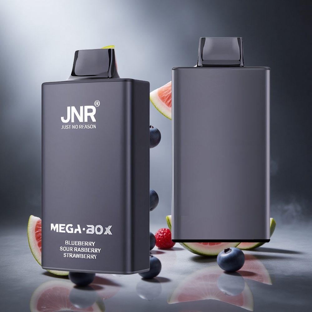 Jagoda Kwaśna Malina Truskawka JNR Mega Box 25000 Puffs Poland wholesale 30ml Pojemność Płynu 850mAh Bateria