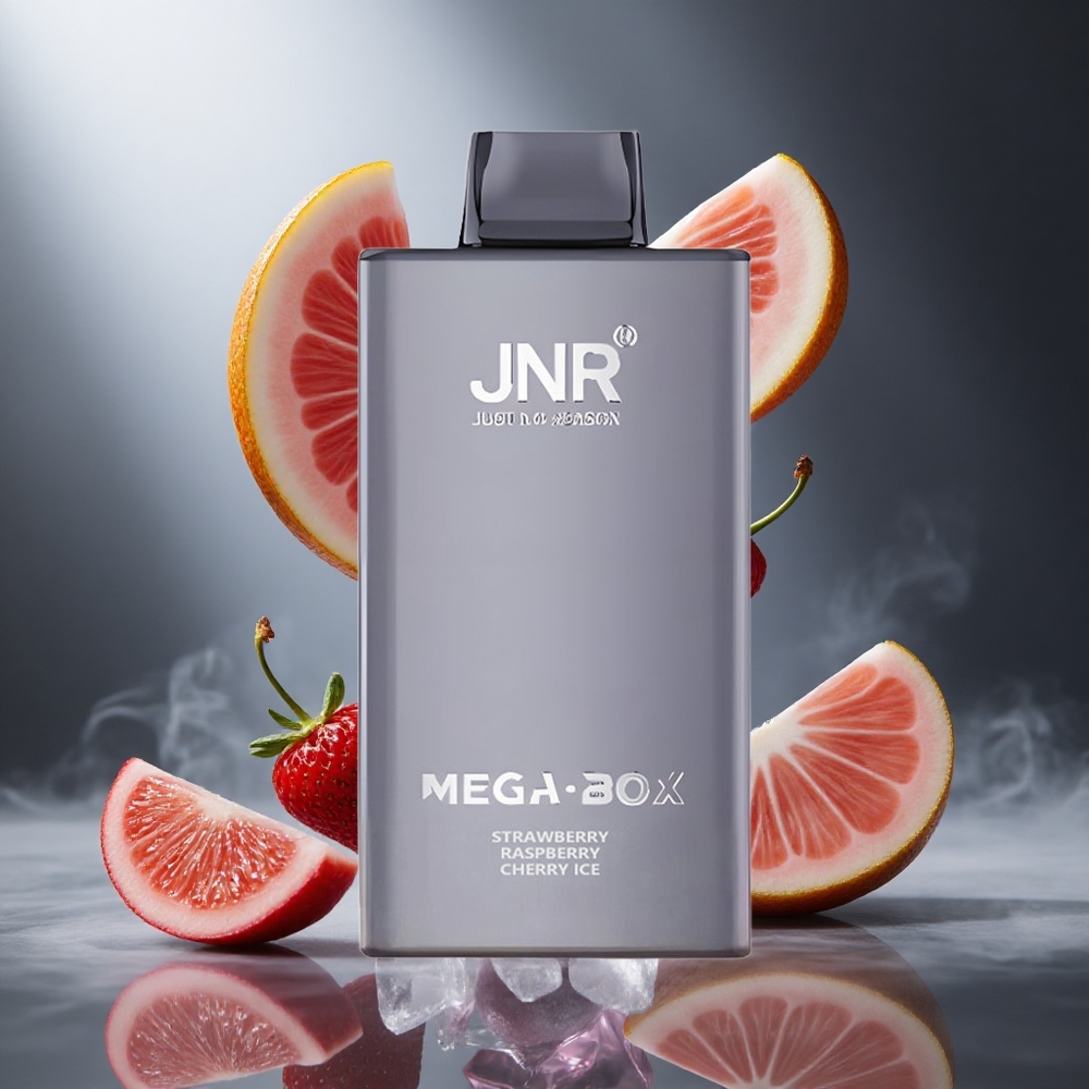 Truskawka Malina Wiśnia Lód JNR Mega Box 25000 Puffs Poland wholesale 30ml Pojemność