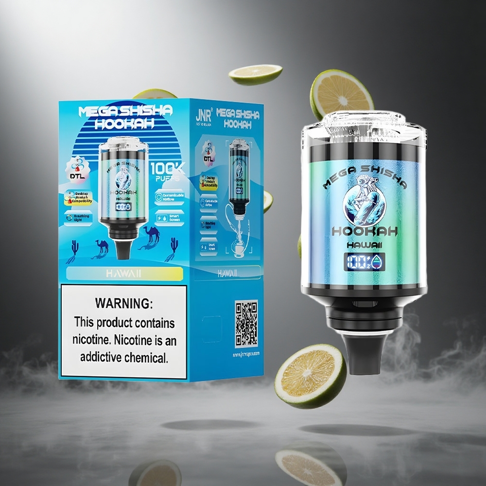 Hawaii JNR Mega Shisha Hookah 100K 100000 zaciągnięć Poland wholesale Kompatybilność z desktopem