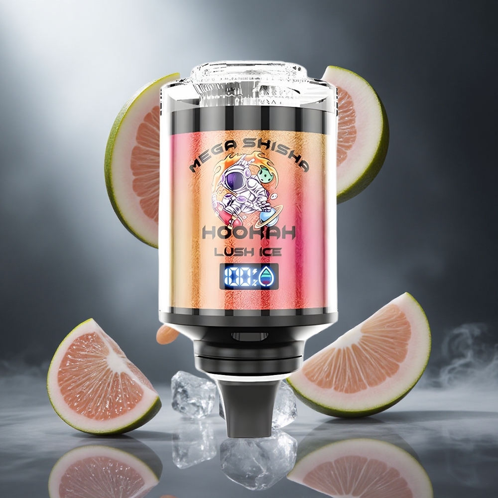 Lód Owocowy JNR Mega Shisha Hookah 100K Poland wholesale Kompatybilność z Biurkiem 60ml Pojemność