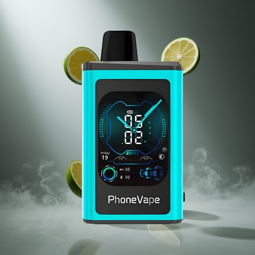 Miami Mięta JNR PhoneVape 30000 zaciągnięć Poland wholesale z Turbo Mode i Wyświetlaczem Pełnoekranowym