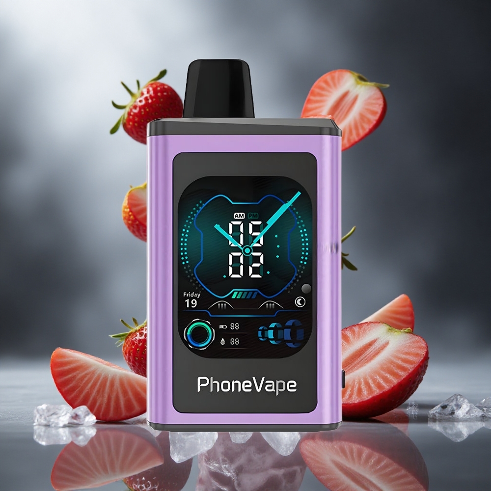 Truskawkowo-Oryginalny JNR PhoneVape 30000 z Turbo Mode Poland wholesale