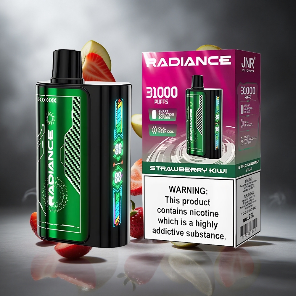 Truskawka Kiwi JNR Radiance 31000 Puffs Poland wholesale Dual Mesh Coil