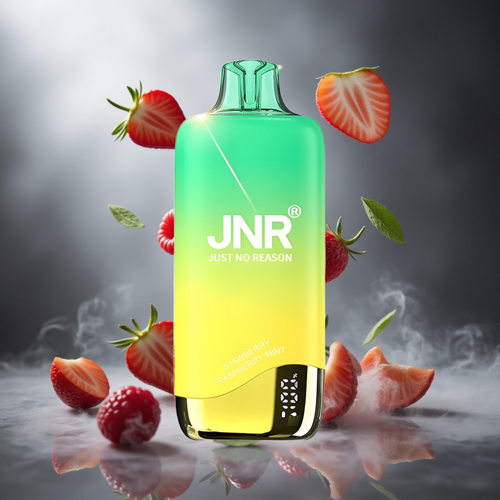 Truskawka Malina Mięta JNR Rainbow 10500 Puffs Poland wholesale 18ml zbiornik na e-liquid