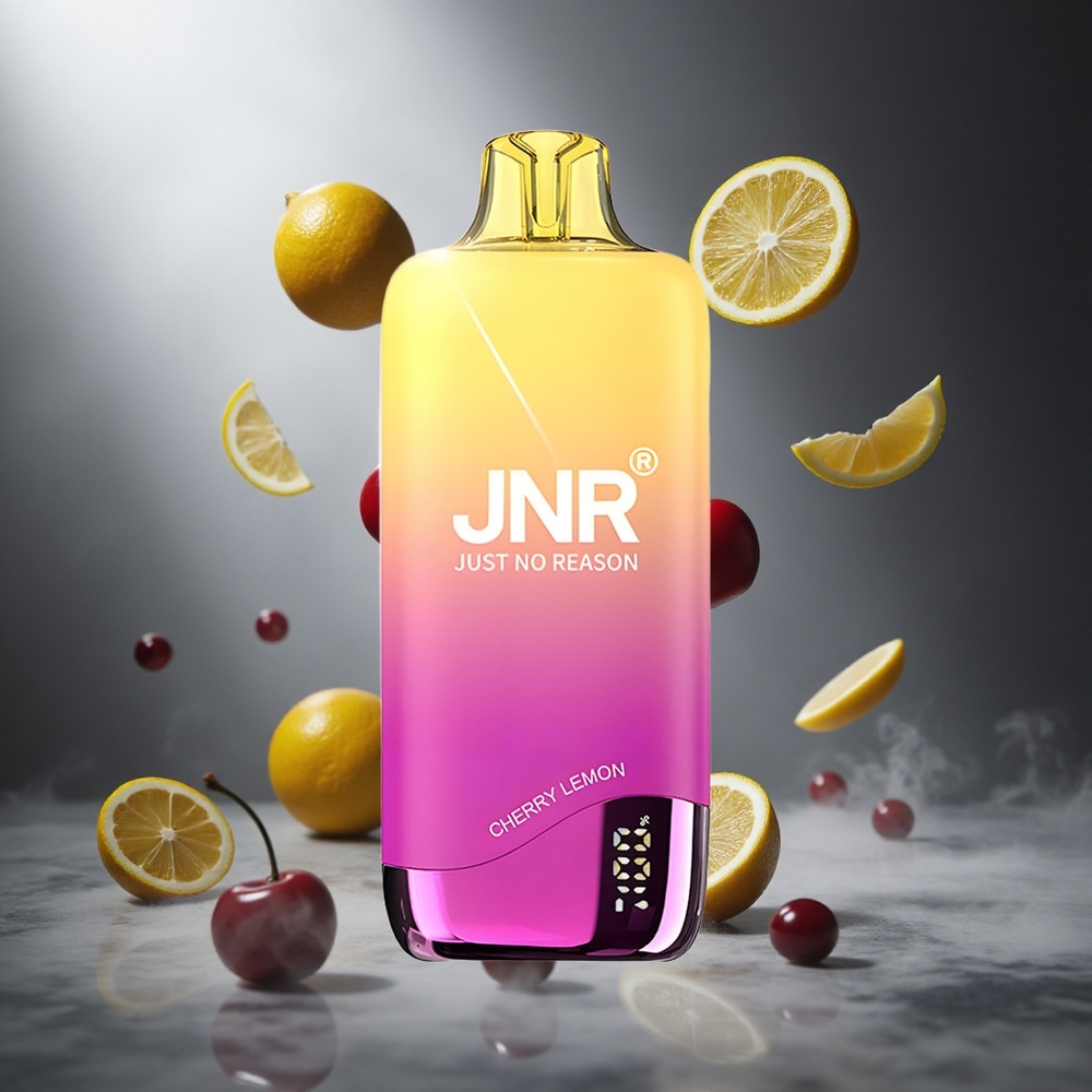 Wiśnia i cytryna JNR Rainbow 10500 Puffs Poland wholesale 18ml zbiornik na e-płyn