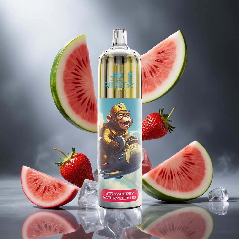 Truskawka Arbuz Lód JNR Rocket-X 12400 Puffs Poland wholesale Regulowany przepływ powietrza RGB