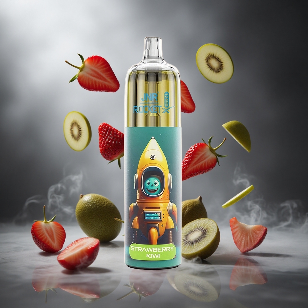 Truskawka Kiwi JNR Rocket-X 12400 Puffs Poland wholesale z regulacją przepływu powietrza i RGB