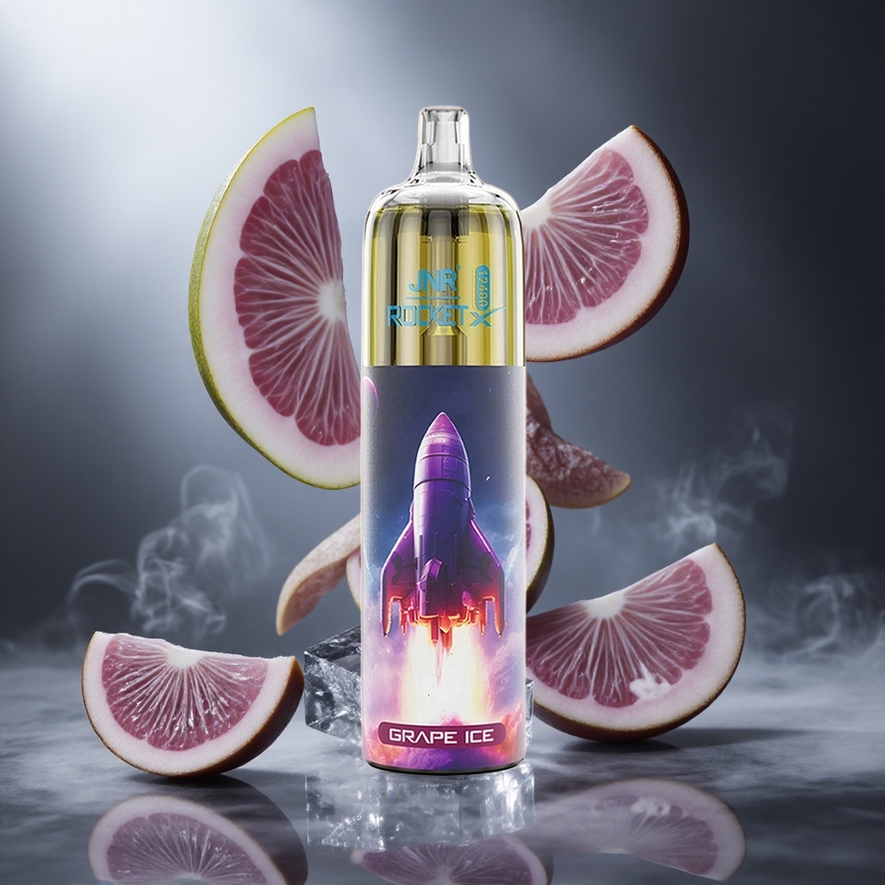 Winogrono Lód JNR Rocket-X 12400 Puffs Poland wholesale RGB lights 1.2ohm Mesh Coil