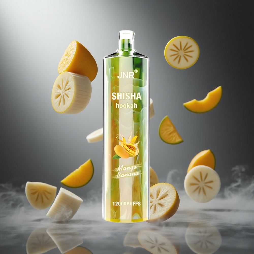 Mango Bananowy JNR Shisha Hookah 12000 Puffs Poland wholesale 24ml e-płyn