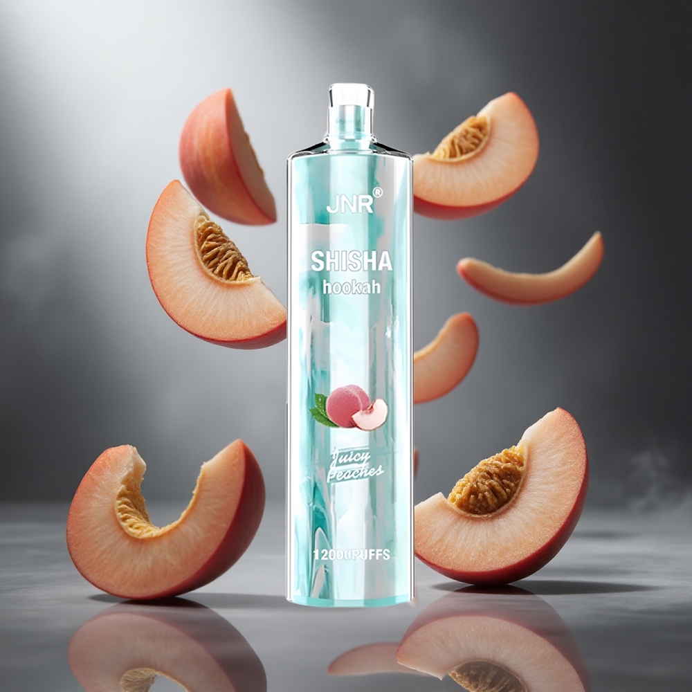 Soczyste Brzoskwinie JNR Shisha Hookah 12000 Puffs Poland wholesale 24ml Pojemność Płynu