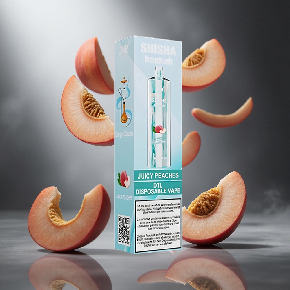 Soczyste Brzoskwinie JNR Shisha Hookah 12000 Puffs Poland wholesale 24ml Pojemność Płynu