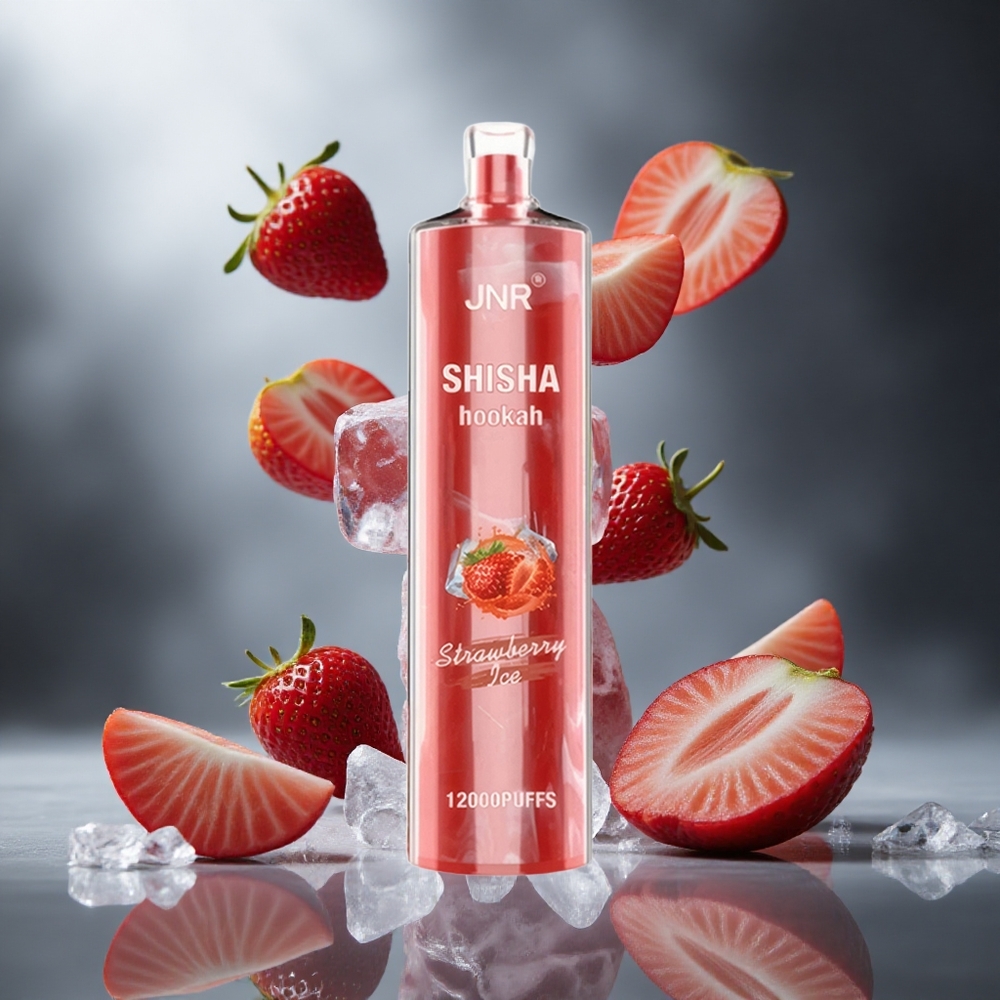 Truskawkowo-Miętowa JNR Shisha Hookah 12000 Puffs Poland wholesale 24ml Pojemność płynu