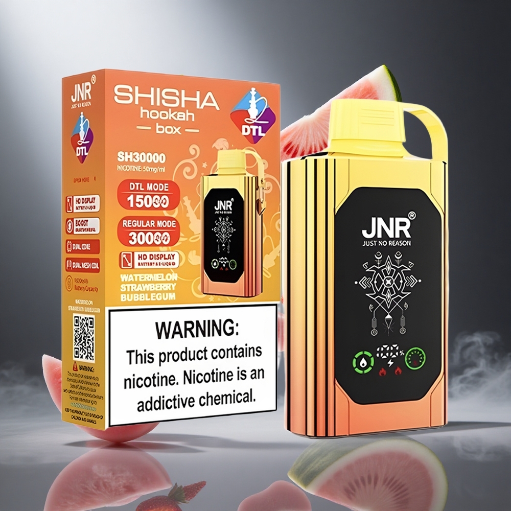 Arbuz-Truskawka-Bubblegum JNR Shisha Hookah Box 20500 Puffs Poland wholesale Wyświetlacz HD Bateria 1000mAh