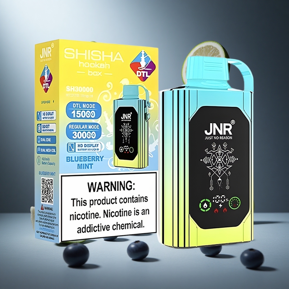Jagoda Mięta JNR Shisha Box 20500 Puffs Poland wholesale HD Display 25ml