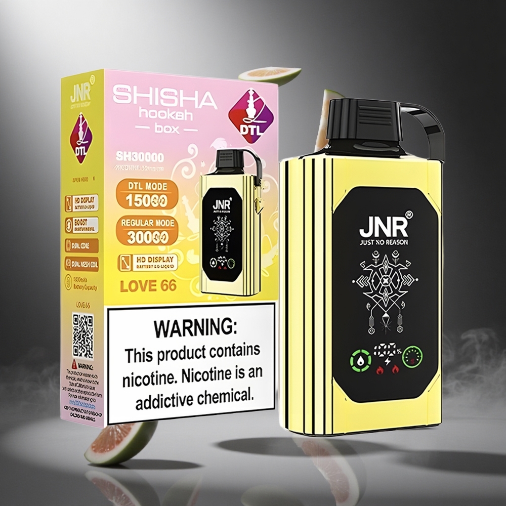 Miłość 66 JNR Shisha Hookah Box 20500 Puffs HD Display Dual Mesh Coil Poland wholesale