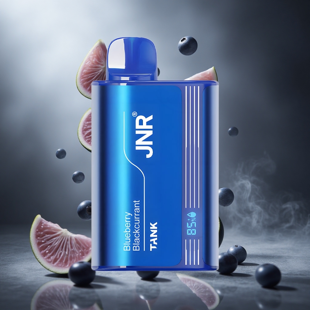 Borówka Czarna JNR Tank 10000 Puffs Poland wholesale z Wyświetlaczem Cyfrowym i Dual Mesh Coil