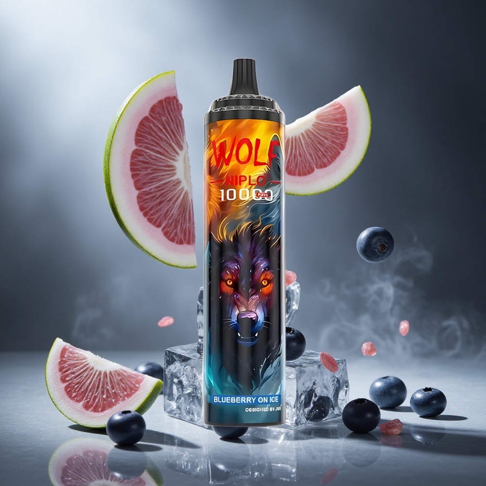 Borówka na Lodzie JNR Wolf Niplo 10000 Puffs Poland wholesale 1.0 Ohm Mesh