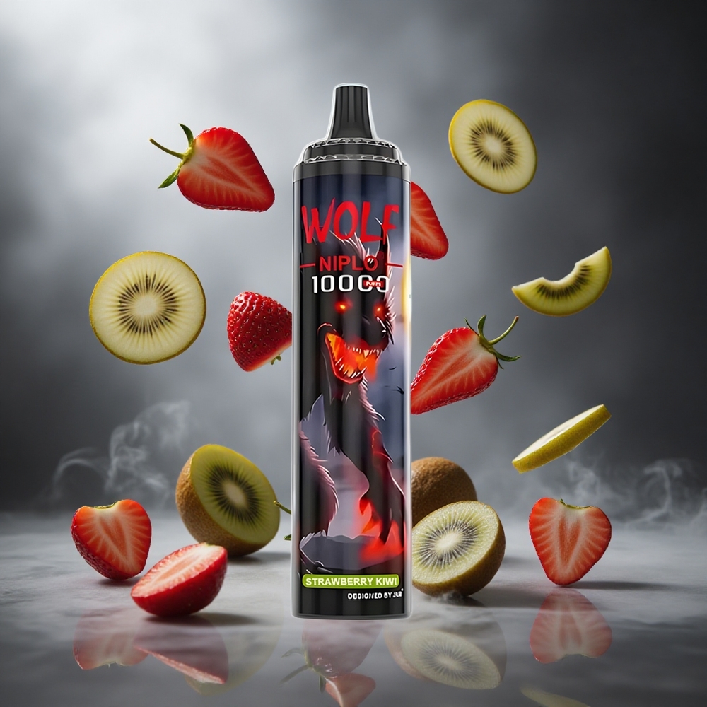 Truskawka Kiwi JNR Wolf Niplo 10000 Puffs Poland wholesale Mesh Coil 1.0 Ohm