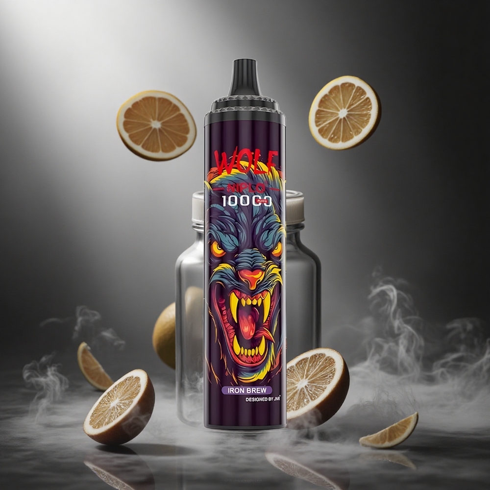 Żelazny Napój JNR Wolf Niplo 10000 Puffs Poland wholesale Mocna Cewka 1.0 Ohm