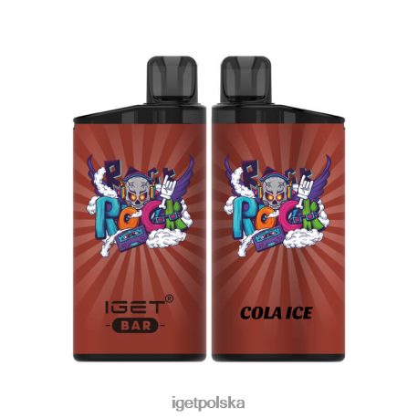 Iget Online Order - nikotynowy iget bar 3500 zaciągnięć 6TP2RX391 lód coli