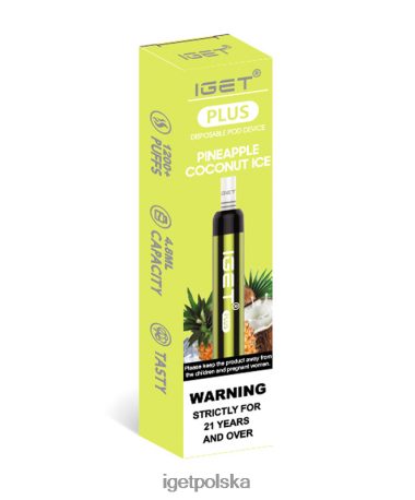Iget Store - iget plus 6TP2RX38 ananasowy lód kokosowy