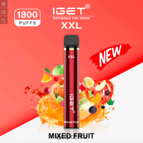 Iget Bar Store - iget xxl - 1800 zaciągnięć 6TP2RX489 mieszanka owoców