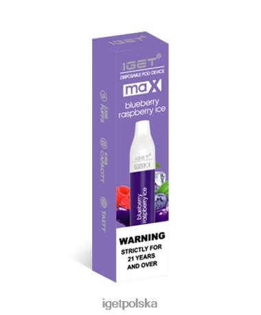 Iget Bar - iget max 6TP2RX80 lód jagodowo-malinowy