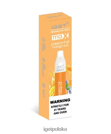 Iget Bar Online - iget max 6TP2RX87 lód z mango z marakui