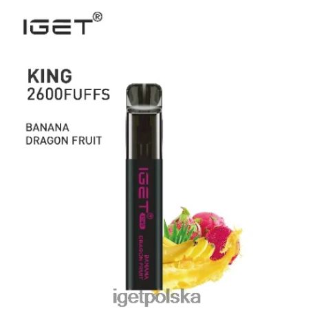 Iget Store - iget king - 2600 zaciągnięć 6TP2RX570 bananowy owoc smoka