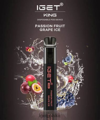 Iget Store - iget king - 2600 zaciągnięć 6TP2RX631 lód winogronowy z marakui