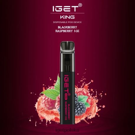 Iget Eshop - iget king - 2600 zaciągnięć 6TP2RX636 lód jeżynowo-malinowy